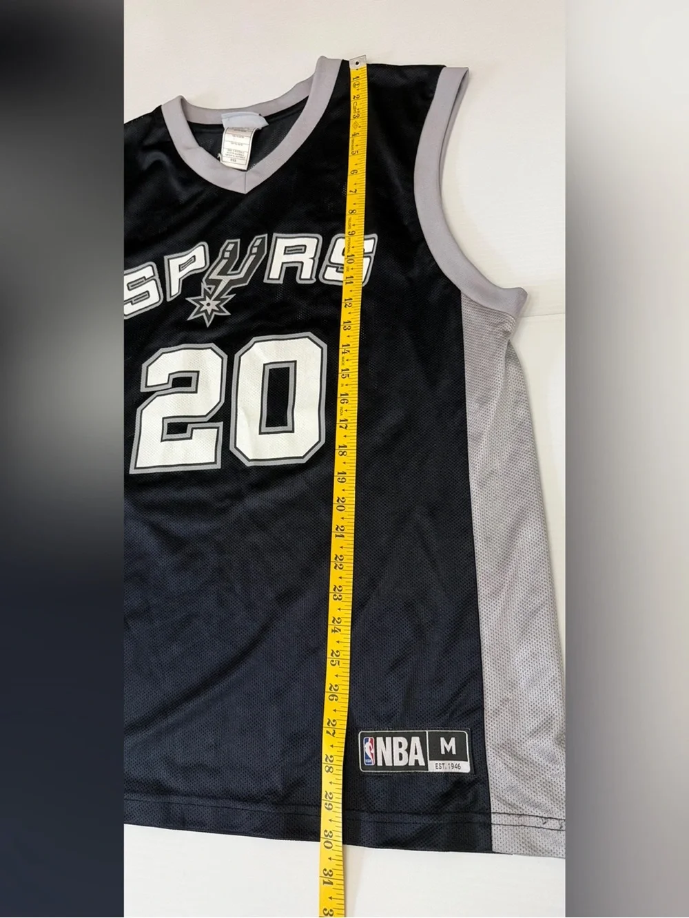 Adidas NBA San Antonio Spurs Manu Ginobili Basketball Jersey - M